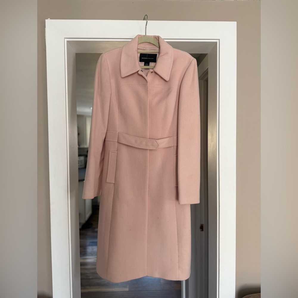 Victoria Secrets Baby Pink Wool Coat 8T